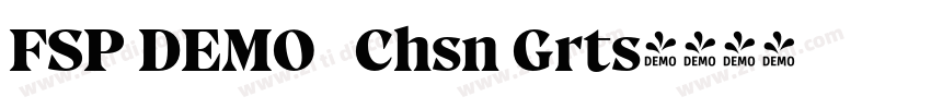 FSP DEMO   Chsn Grts字体转换